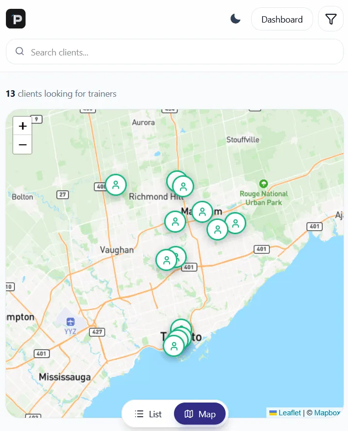 Client Discovery Map